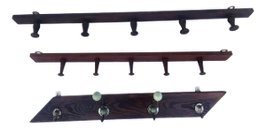 Antique Wooden Hangers, 1890s, Set of 3
