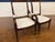 Set of Eight Newport Dining Chairs With Base Muslin Fabric - Showroom Samples For Sale - Image 16 of 18