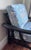 Black Mid 20th Century Black Rattan Bamboo Lounge Chair in the Manner of Ficks Reed For Sale - Image 8 of 16