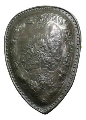 Brass Wall Hanging Shield