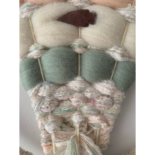 1990s 1990s Mandala Fiber Art For Sale - Image 5 of 12