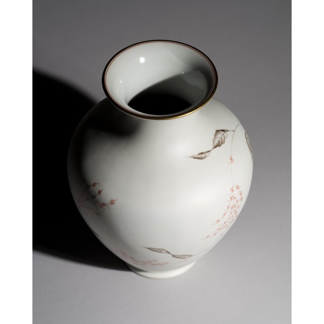 Silky Glazed Hand-Painted Vases by Fritz von Stockmayer for Rosenthal, 1940s, Set of 2 For Sale - Image 10 of 18
