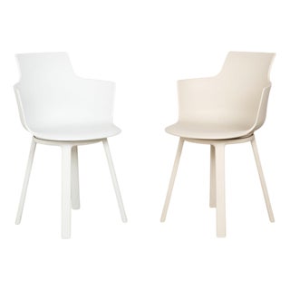 Vintage Chairs in White by Snøhetta, Set of 2 For Sale