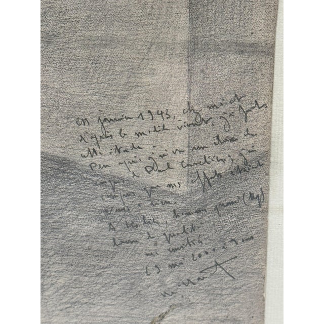 Gray Unknown, The Model, Nude, 1943, Pencil For Sale - Image 8 of 10