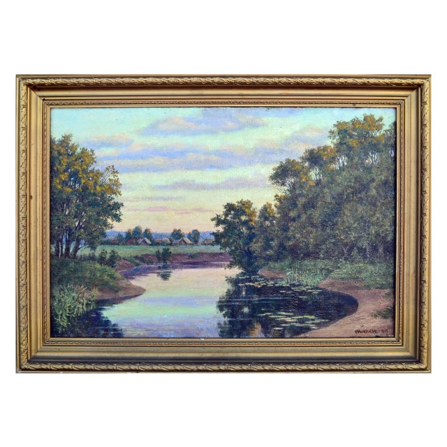 A Quiet Landscape After Antanas Žmuidzinavičius For Sale In Monterey, CA - Image 6 of 6