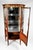 French Early 20th Century French Sand Burl Wood Mirrored Hutch Cabinet Display Vitrine For Sale - Image 3 of 9
