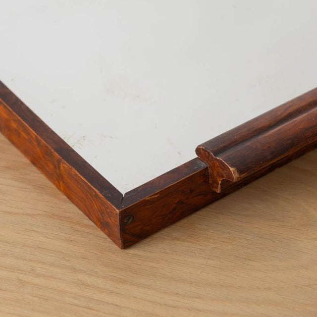 Brown 1930s French Art Deco Mirror Tray For Sale - Image 8 of 10