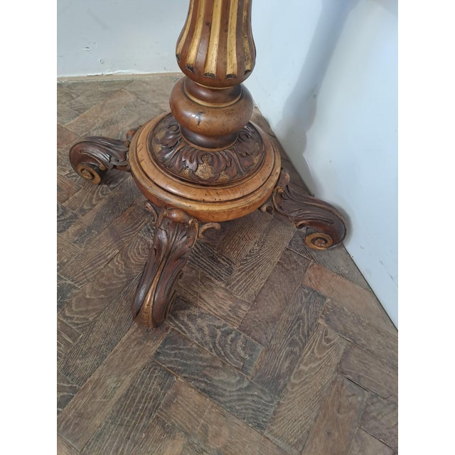 Victorian Walnut Tilting Reading Stand, 1860 For Sale - Image 6 of 9