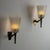 An exceptional and highly sculptural pair of wall sconces designed by Archimede Seguso and produced by Seguso Vetri d’Arte...