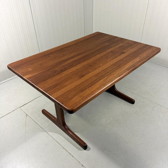 Vintage Teak Dining Table, Denmark, 1970s For Sale - Image 17 of 18