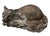 Vintage Cast Iron Sleeping Fox Statue For Sale - Image 4 of 12