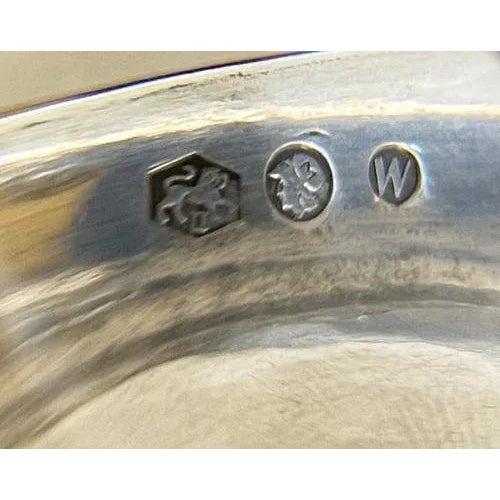 Small Dutch Silver Bowl from Heerens, Schoonoven, 1956 For Sale - Image 6 of 9