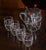 Glasses, Pitcher & Ladles Decorated with Red and White Stars, Italy, 1950s, Set of 9 For Sale - Image 3 of 8