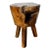 Abstract Mid 20th Century French Burlwood Live Edge Stool For Sale - Image 3 of 11