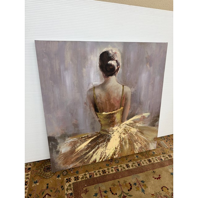 Design Plus Gallery presents the Reproduction Print of a Ballerina from Alan Shaw. This is a medium painting of a...