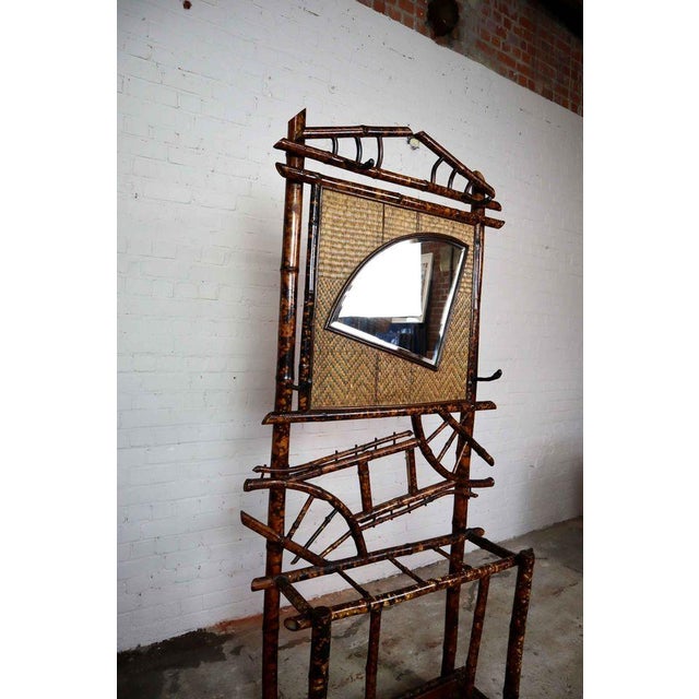 Antique Bamboo Hall Stand, in Good conditions. Designed 1890 to 1919