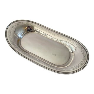 Vintage Wilcox Silver Plated Bread Tray For Sale