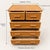 Vintage rattan and wood chest of drawers with woven and caned details in a bohemian/rustic style. Very good condition....