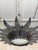 Spanish 1950s Sunburst Leaf Ceiling Fixture With Frosted Glass For Sale - Image 13 of 14