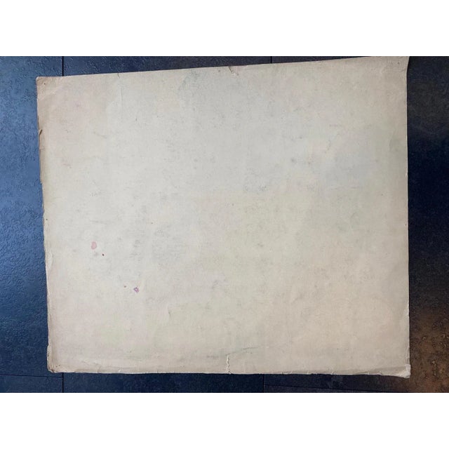 1920s Isaac Charles Goetz, Country Villa, 1920s, Artwork on Paper For Sale - Image 5 of 6