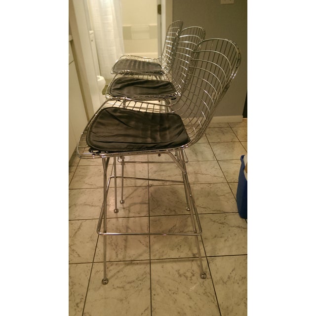 Harry Bertoia Replica Bar Stools S/3 Chairish