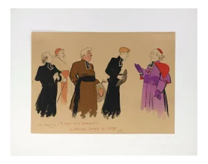 About Separation - Lithograph by Daniel de Losques - Early 20th Century Early 20th Century