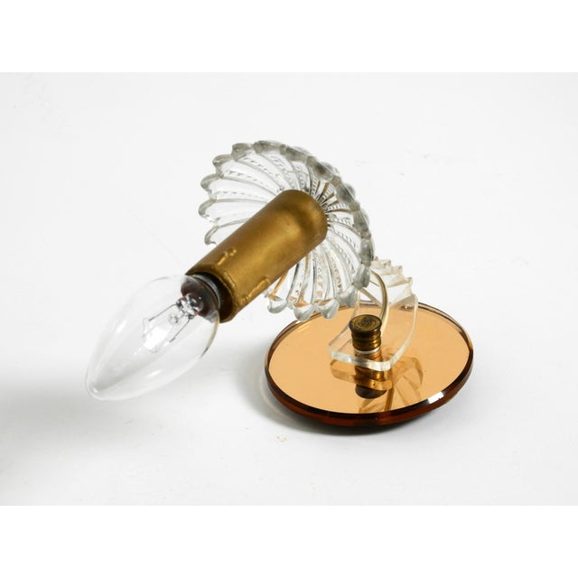 Italian Wall Lamps in Glass and Mirror, 1960s, Set of 2 For Sale - Image 10 of 13