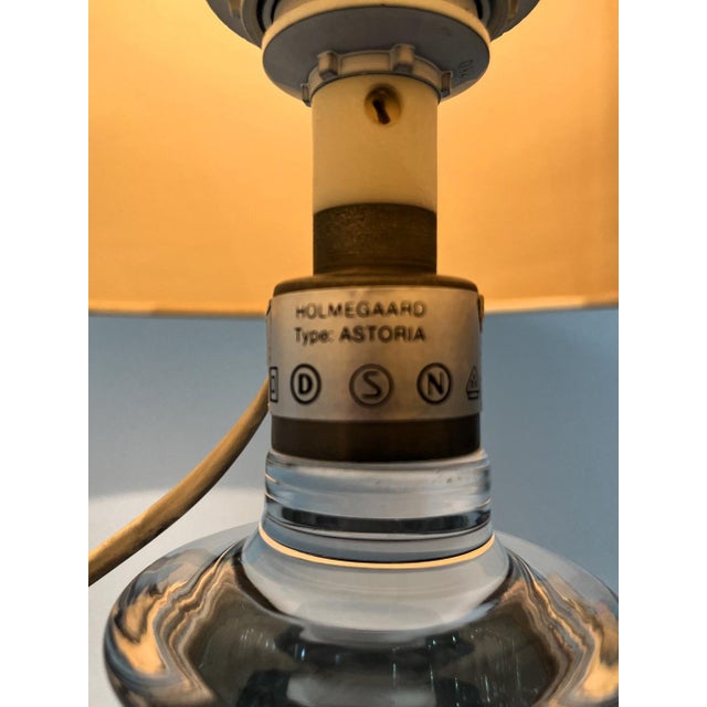Glass Table Lamp from Holmegaard, 1970s For Sale - Image 10 of 14