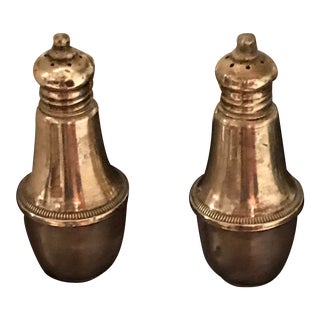 Vintage Sterling Salt & Pepper Shaker Set For Sale