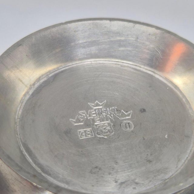 Metal Swedish Grace Decorative Pewter Box by Harald Linder, Uppsala, 1933 For Sale - Image 7 of 12