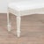 Wood Early 19th Century Swedish Gustavian White Small Bench For Sale - Image 7 of 12