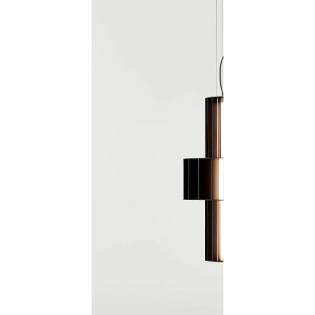 Black Mate Babel T Me Suspended Lamp by Stephen Burks for Parachilna For Sale - Image 3 of 9