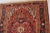 Red Vintage Mona Rug , 3.6 x 4.3 For Sale - Image 8 of 9