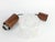 Brown Mid-Century Scandinavian-Style Lantern, 1960s For Sale - Image 8 of 11
