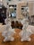 Vintage Pair Seashell Shell Plaster Table Lamps by Sirmos Newly Wired & Restored For Sale - Image 9 of 11