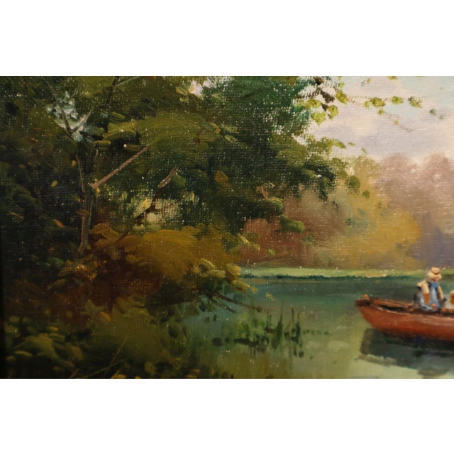 Brown Salvador Caballero Pair of Fishermen Paintings For Sale - Image 8 of 18