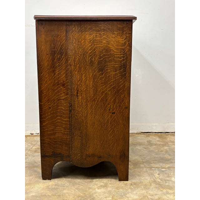 Antique English Oak Chest of Drawers For Sale - Image 11 of 11