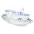 Zwiebelmuster Porcelain Sauce Boat with Attached Stand from Meissen, Early 20th Century For Sale - Image 5 of 5
