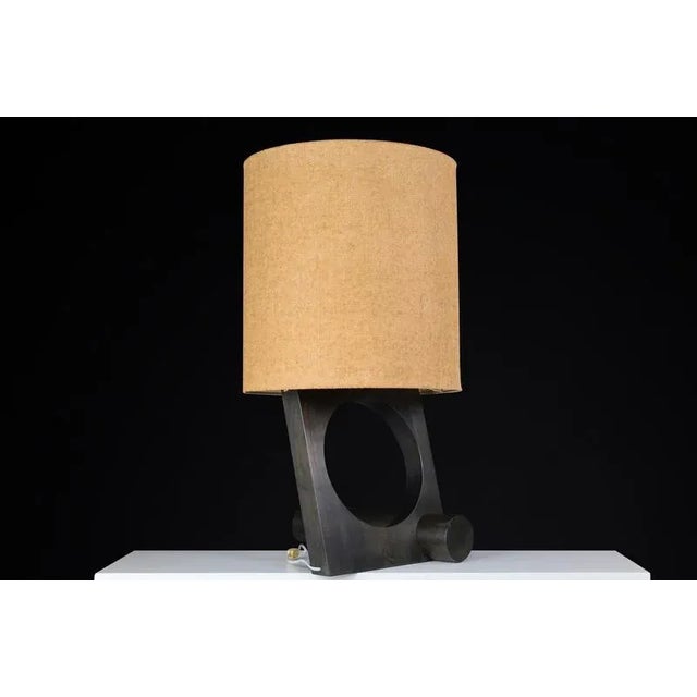 Mid-Century Modern Vladimír Nývlt Wood Table Lamp, Prague, 1970s For Sale - Image 10 of 11