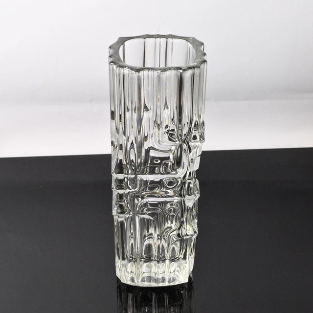 Glass Vase by Vladislav Urban for Sklo Union Rosice, 1960s For Sale - Image 9 of 15