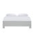 Wood Chippendale Platform Bed California King - Light Gray For Sale - Image 7 of 12