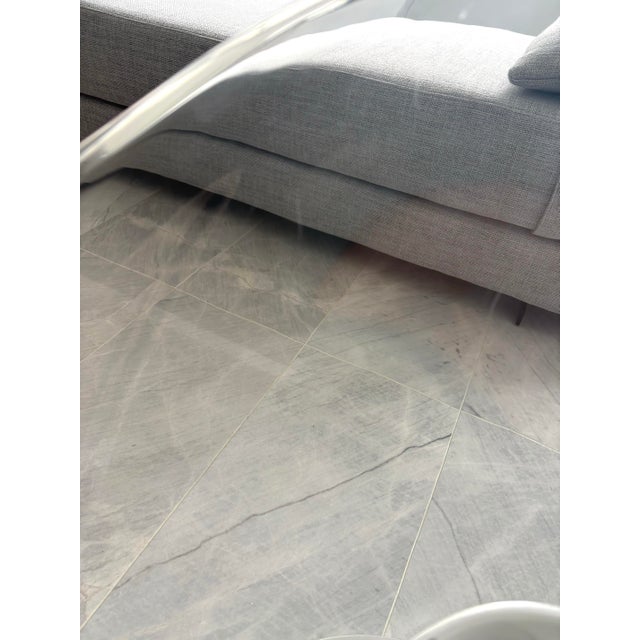 Silver Kartell Ero/S Swivel Chair by Philippe Starck For Sale - Image 8 of 8