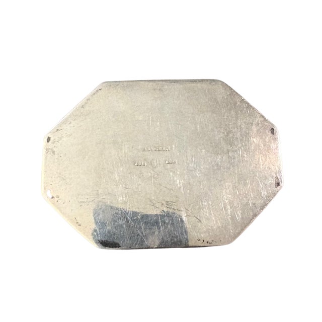 Carl Weishaupt Art Nouveau Silver and Malachite Box Circa 1900 For Sale In Charleston - Image 6 of 9