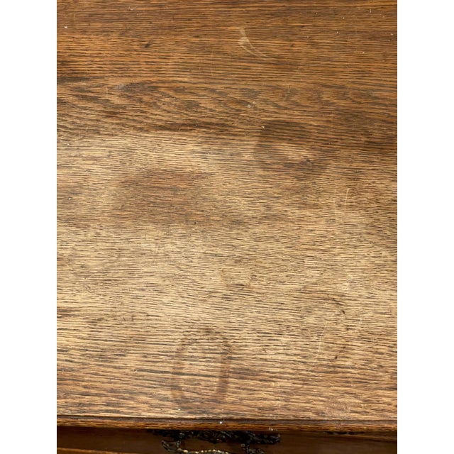Antique 4-Drawer Dresser With Detailed Iron Hardware For Sale - Image 10 of 12