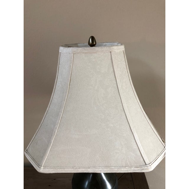 Vintage Mid-Century Chinese Bronze Marbro Lamps - a Pair For Sale - Image 10 of 13