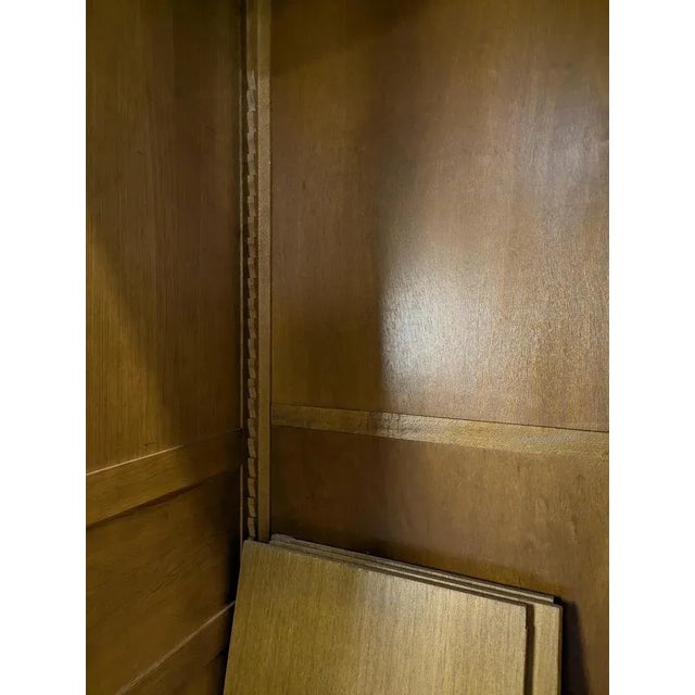 Brown Oak Dressing Cabinet For Sale - Image 4 of 7