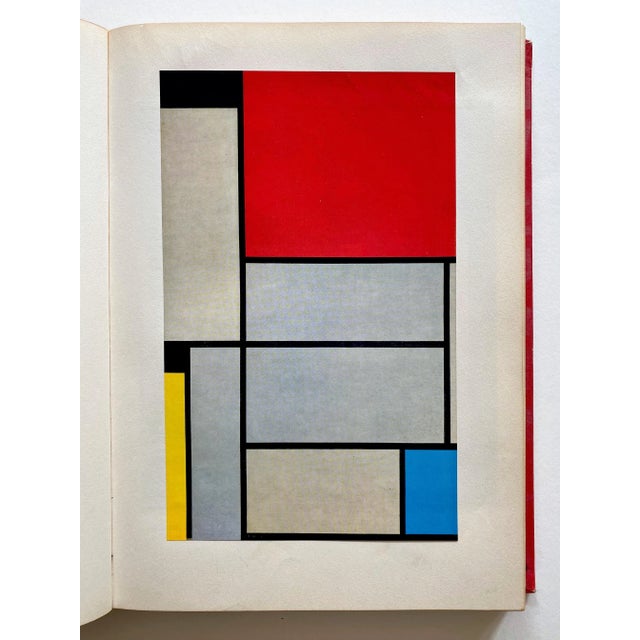 " Piet Mondrian Life and Work " Vintage 1956 1st Edition Large Volume Lithograph Print Modernist Art Book For Sale - Image 9 of 13
