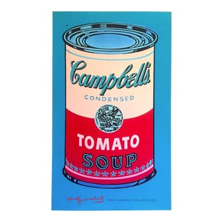 Andy Warhol Foundation Lithograph Print Pop Art Poster " Campbell's Soup Can ( Red & Pink ) " 1965 For Sale