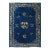 Pasargad DC Navy Blue Antique Chinese Art Deco Rug For Sale