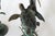 Brass Vintage Spi San Pacific International Multi-Dolphin / Sea Life Gallery Sculptures For Sale - Image 8 of 14
